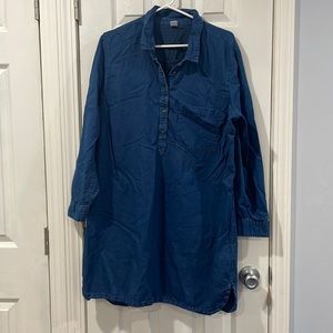 Preloved Old  Navy denim dress size XL